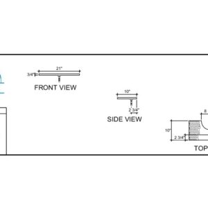 Borg Tee Drip Tray - 10x21