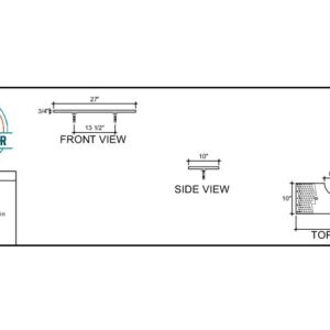 Borg Tee Drip Tray - 10x27