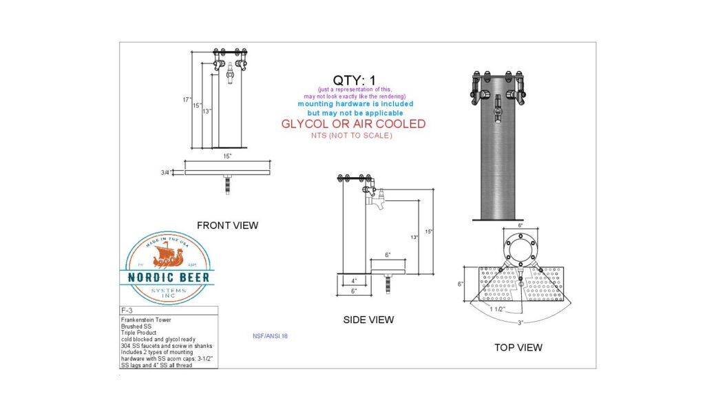 Frankenstein Tower, 3 Products
