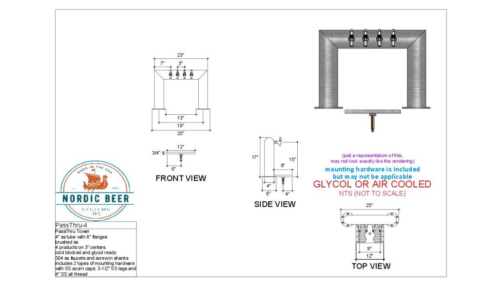 PassThru Tower, 4 Products